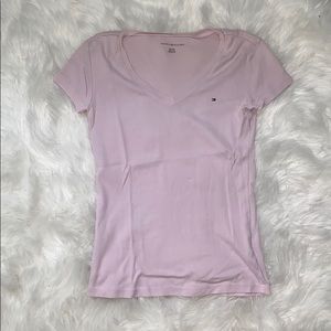 Tommy Hilfiger Pink V-Neck